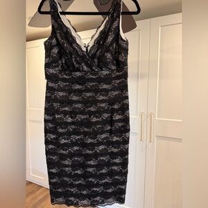 Suzi Chin for Maggy Boutique Black Lace Dress